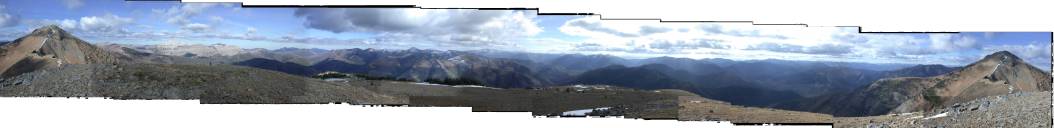 Panorama from Mt. Evans false summit
