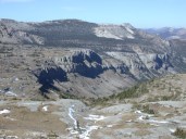 Looking down on Green Fork