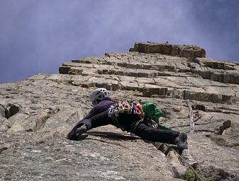 Claudine on Shoshone Spire