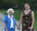 Dorothy and grand-daughter Julie