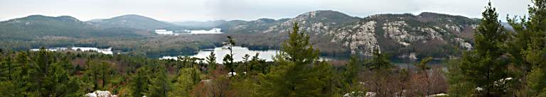 Killarney Crack Hike panorama