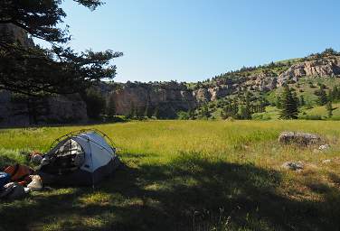 Camp Upper Rattlesnake