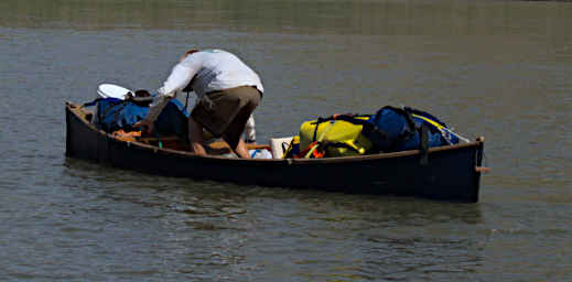 Steve Getting In Boat 5