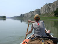 A Canoe Trip Down the White Cliffs Section of the Missouri, July 2002