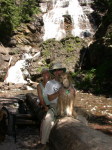 Ian, Trudy, and Indy at Morrell Falls