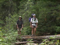 Ian and Trudy on Bridge