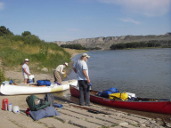 Loading the Canoes