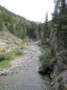 Looking down South Fork Birch Creek