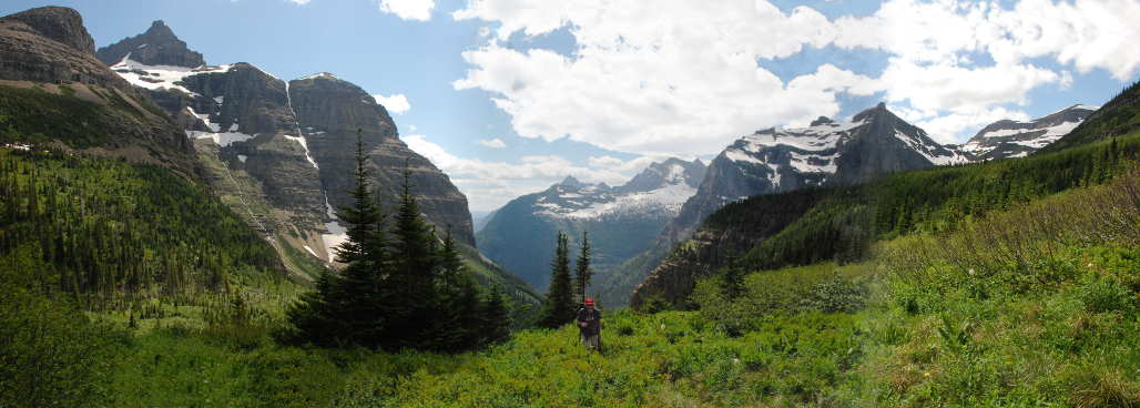 Panorama looking west