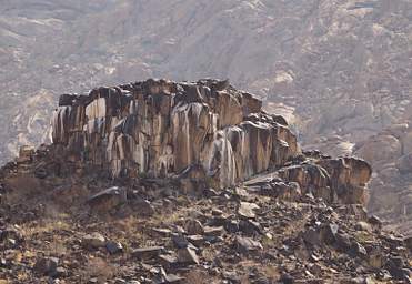 Brandberg Mtn Columnar Rock