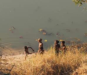 Mahango Okavango R Boys Playing