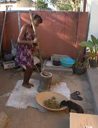 Grinding Millet Martha