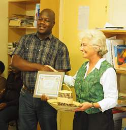 Mr Shinedima Dona Baskets Certificate