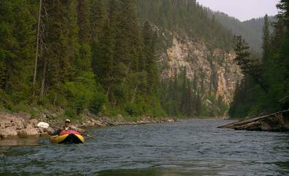 Floating the South Fork of the Flathead