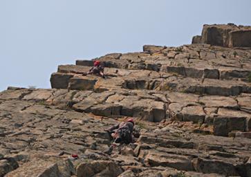 Tom on Shoshone Spire