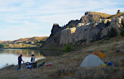 Campsite Burnt Butte