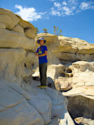 Jack near the end of Neat Coulee
