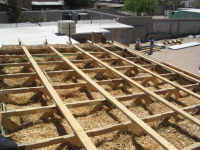 Roof filled with straw