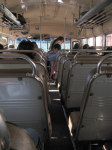 Inside a chicken bus