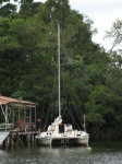 Manfred and Andrea's catamaran