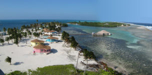 Lighthouse view of Marisol resort, Glovers