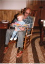 Dad and Brian at age two