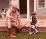 Dad and Melissa, age 3