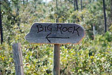 Big Rock Sign
