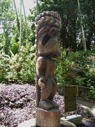 Carved Wooden Ku Statue