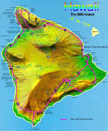 Big Island map