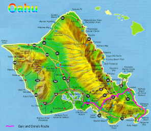 Oahu map
