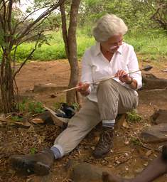 Dona Checking Out Her Arrow