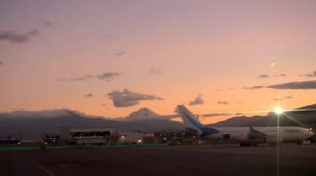 Quito Sunset From Tarmac