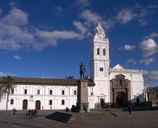 Quito Monestary Statue