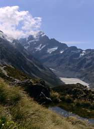 Alps Mt Cook From Sealy Tarns
