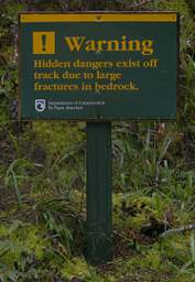 Alps Scary Sign