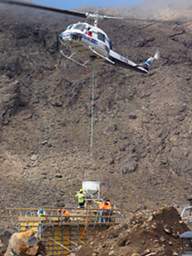 Tongariro Helicopter WCocrete