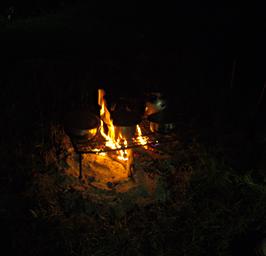 Walk Safari Cooking Dinner