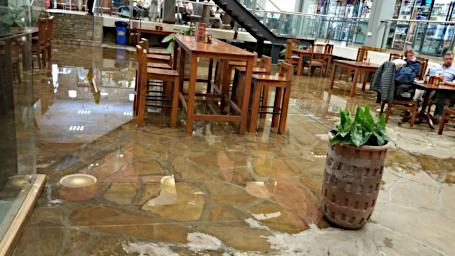 Airport Restaurant Flood